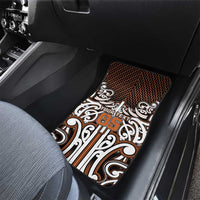 Custom Aotearoa Waikato Car Mats Maori Tribal Pattern Mix Poutama