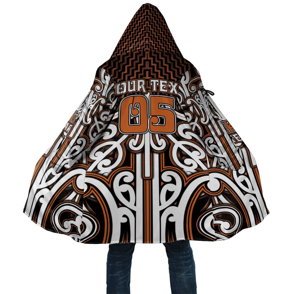 Custom Aotearoa Waikato Cloak Maori Tribal Pattern Mix Poutama