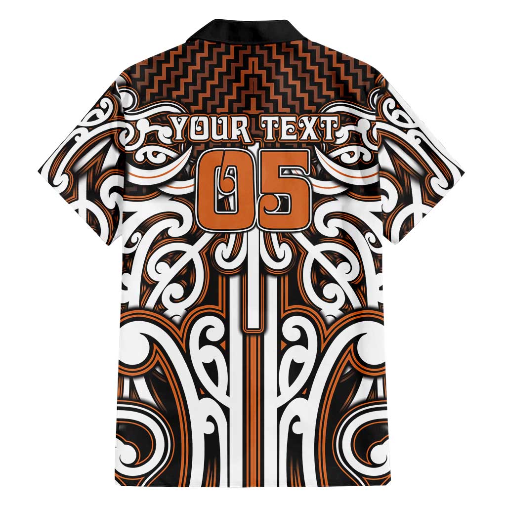 Custom Aotearoa Waikato Family Matching Puletasi and Hawaiian Shirt Maori Tribal Pattern Mix Poutama LT05 - Polynesian Pride