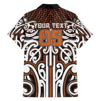 Custom Aotearoa Waikato Family Matching Puletasi and Hawaiian Shirt Maori Tribal Pattern Mix Poutama LT05 - Polynesian Pride