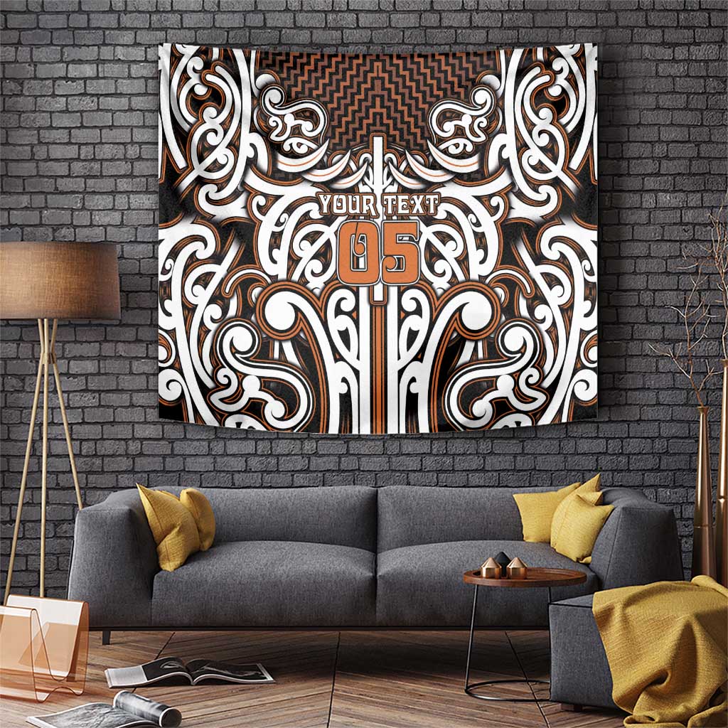 Custom Aotearoa Waikato Tapestry Maori Tribal Pattern Mix Poutama