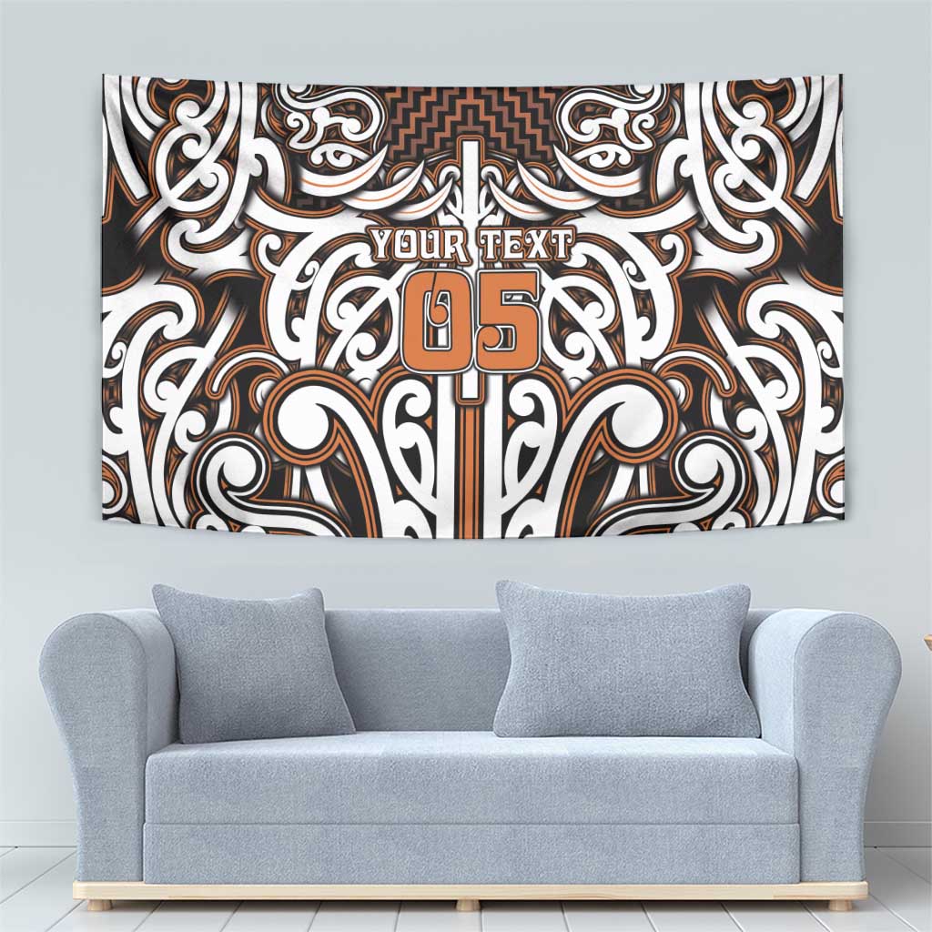 Custom Aotearoa Waikato Tapestry Maori Tribal Pattern Mix Poutama