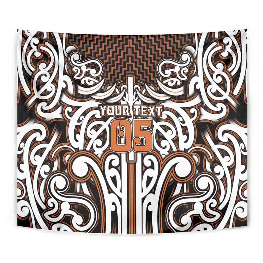 Custom Aotearoa Waikato Tapestry Maori Tribal Pattern Mix Poutama
