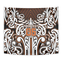 Custom Aotearoa Waikato Tapestry Maori Tribal Pattern Mix Poutama