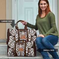 Custom Aotearoa Waikato Travel Bag Maori Tribal Pattern Mix Poutama