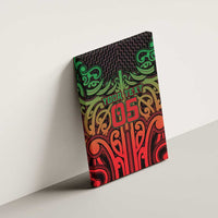 Custom Aotearoa Tuhoe Canvas Wall Art Maori Tribal Pattern Mix Poutama