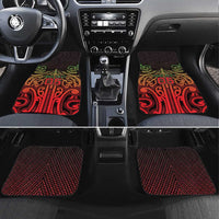 Custom Aotearoa Tuhoe Car Mats Maori Tribal Pattern Mix Poutama