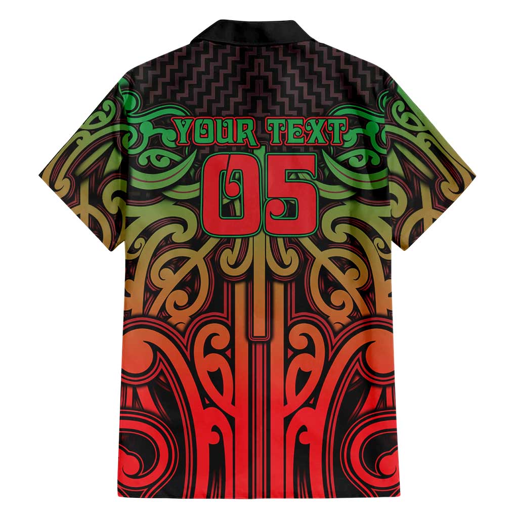 Custom Aotearoa Tuhoe Family Matching Off Shoulder Short Dress and Hawaiian Shirt Maori Tribal Pattern Mix Poutama LT05 - Polynesian Pride