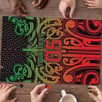 Custom Aotearoa Tuhoe Puzzle Maori Tribal Pattern Mix Poutama