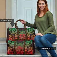 Custom Aotearoa Tuhoe Travel Bag Maori Tribal Pattern Mix Poutama