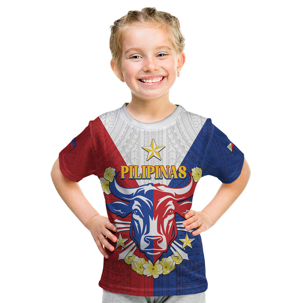 Personalised Philippines Independence Day Kid T Shirt Maligayang Araw ng Kalayaan Filipino Carabao