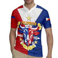 Personalised Philippines Independence Day Rugby Jersey Maligayang Araw ng Kalayaan Filipino Carabao