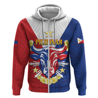 Personalised Philippines Independence Day Zip Hoodie Maligayang Araw ng Kalayaan Filipino Carabao LT05 Zip Hoodie Red - Polynesian Pride