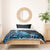 Matariki New Zealand Bedding Set Maori Pattern Blue Galaxy