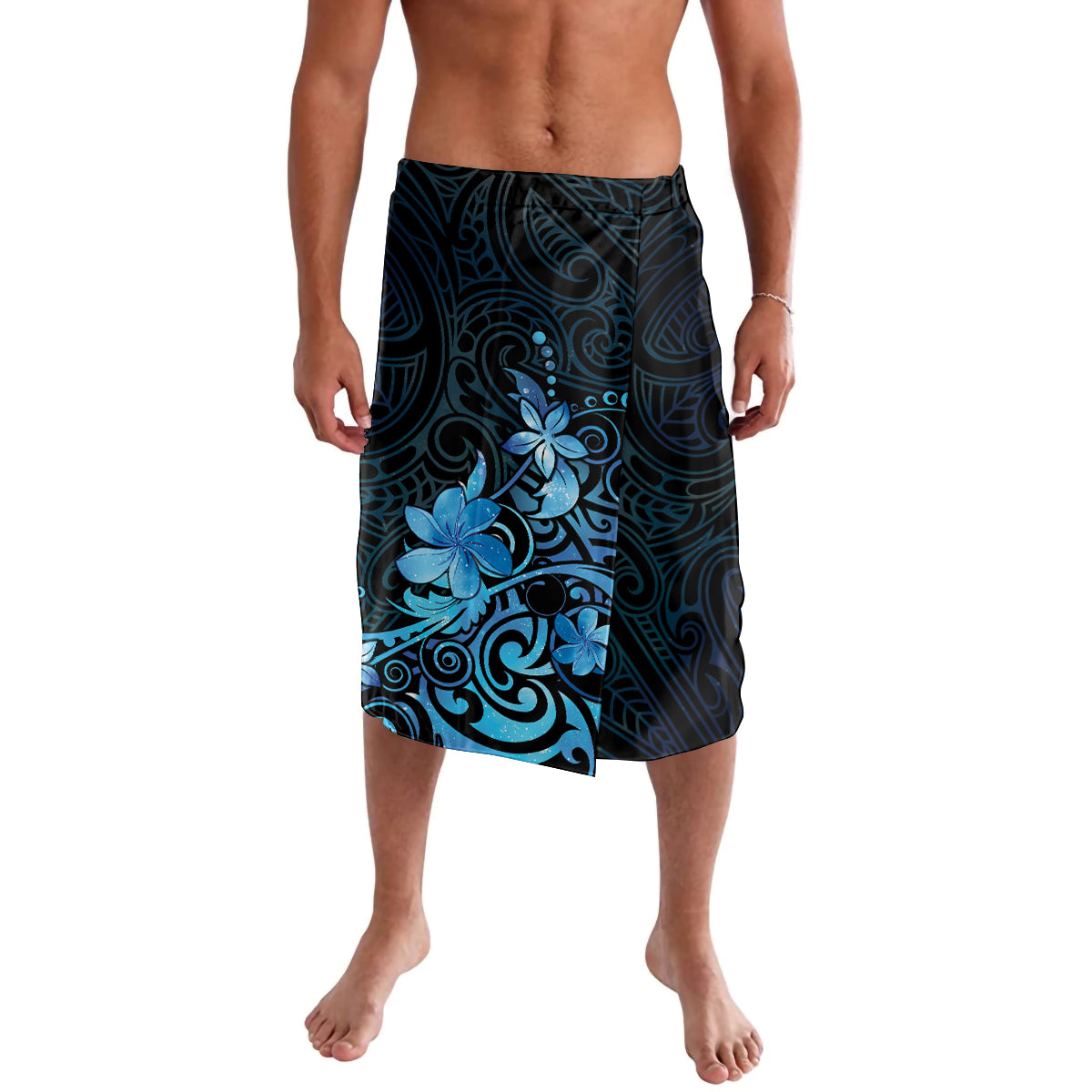 Matariki New Zealand Lavalava Maori Pattern Blue Galaxy