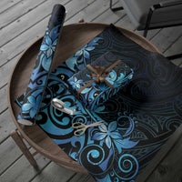 Matariki New Zealand Wrapping Paper Maori Pattern Blue Galaxy - Polynesian Pride