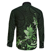 Matariki New Zealand Family Matching Summer Maxi Dress and Hawaiian Shirt Maori Pattern Green Galaxy LT05 - Polynesian Pride