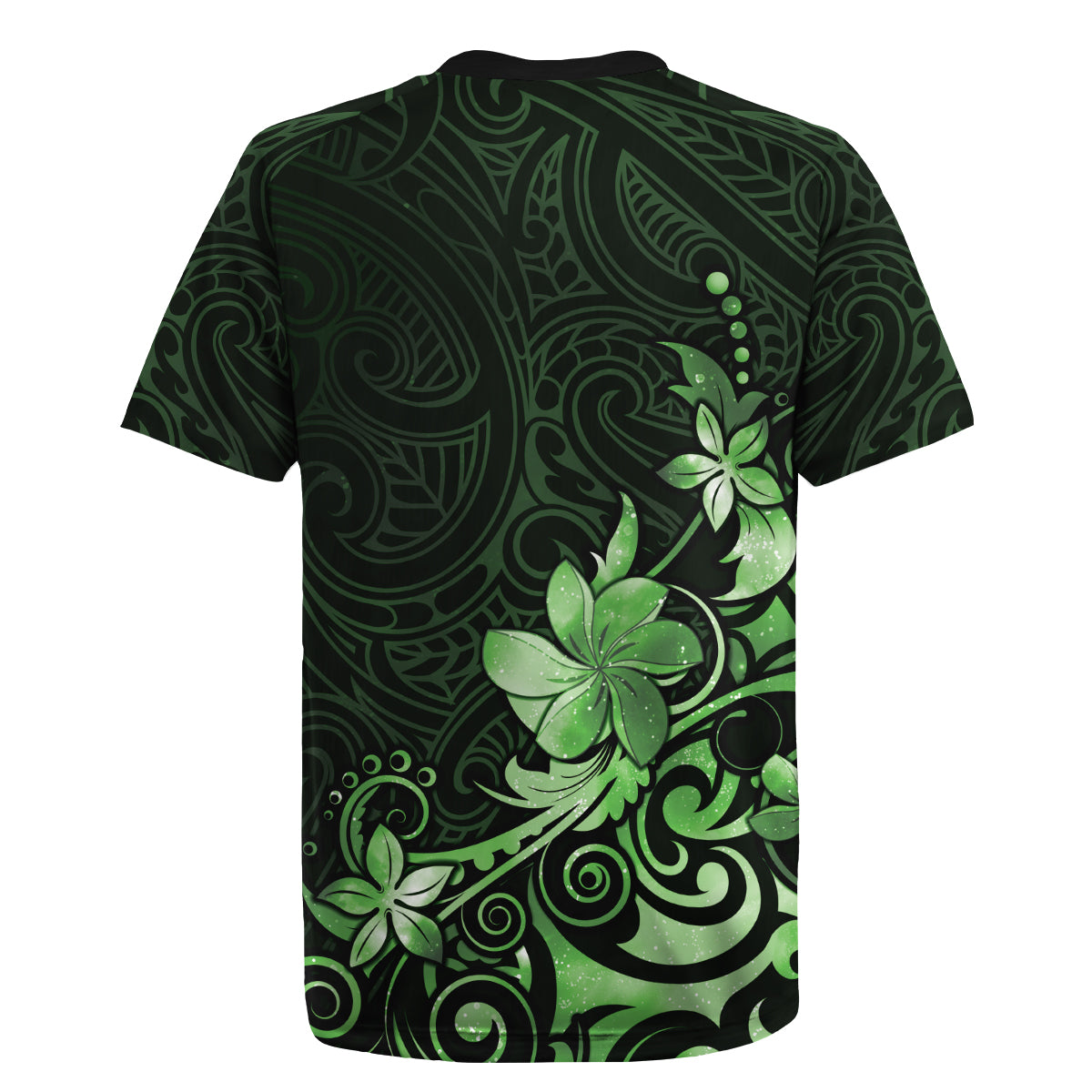Matariki New Zealand Rugby Jersey Maori Pattern Green Galaxy