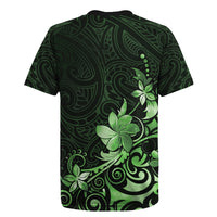 Matariki New Zealand Rugby Jersey Maori Pattern Green Galaxy