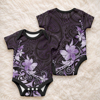 Matariki New Zealand Baby Onesie Maori Pattern Purple Galaxy LT05 - Polynesian Pride