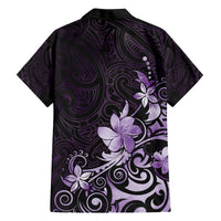 Matariki New Zealand Family Matching Long Sleeve Bodycon Dress and Hawaiian Shirt Maori Pattern Purple Galaxy LT05 - Polynesian Pride
