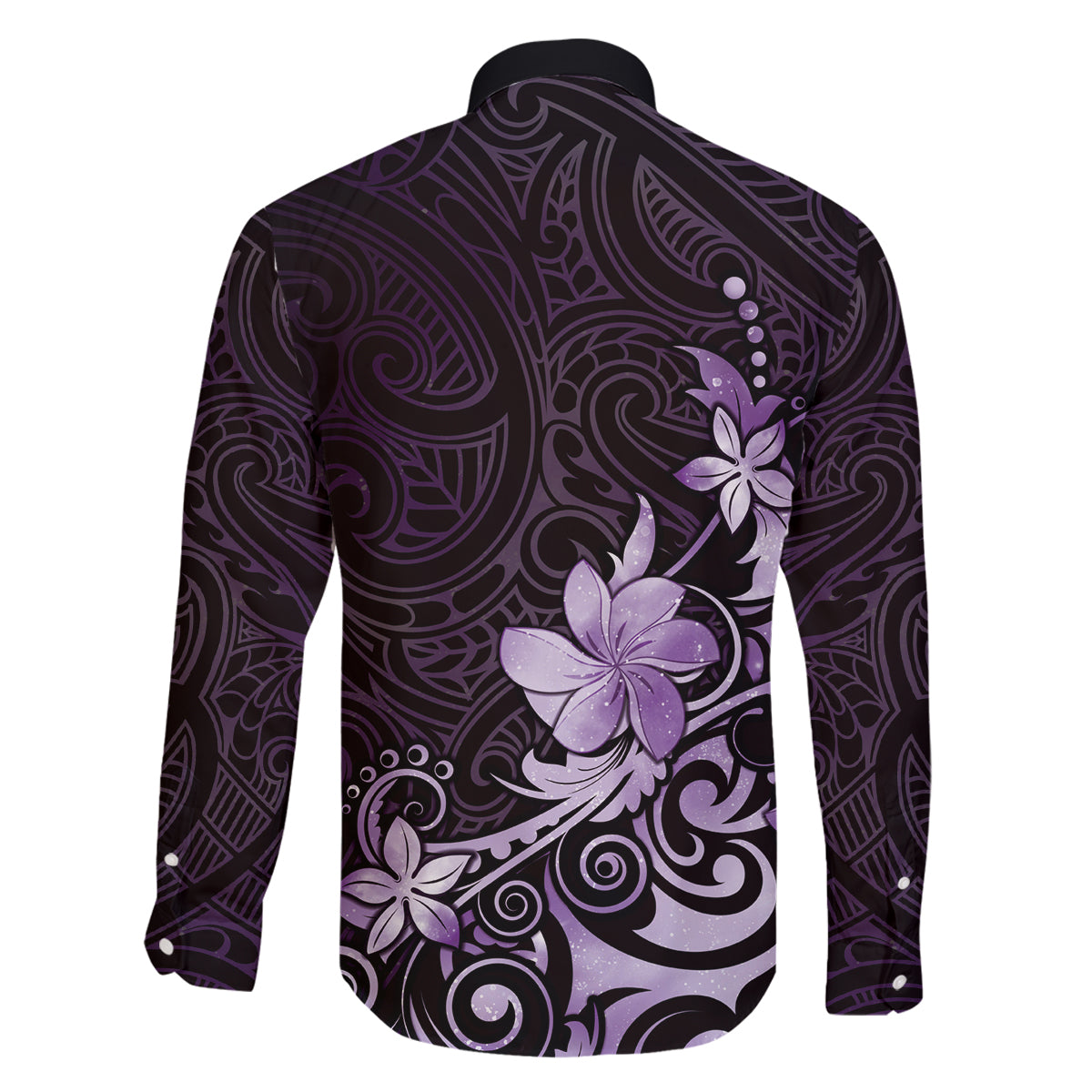 Matariki New Zealand Family Matching Summer Maxi Dress and Hawaiian Shirt Maori Pattern Purple Galaxy LT05 - Polynesian Pride