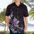 Matariki New Zealand Hawaiian Shirt Maori Pattern Purple Galaxy