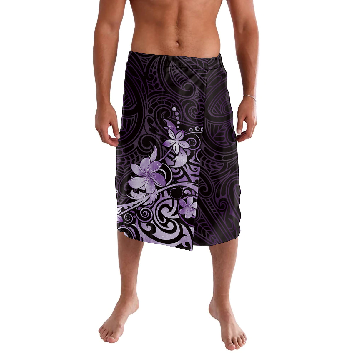 Matariki New Zealand Lavalava Maori Pattern Purple Galaxy