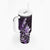 Matariki New Zealand Tumbler With Handle Maori Pattern Purple Galaxy