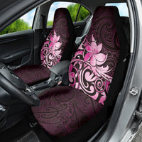 Matariki New Zealand Car Seat Cover Maori Pattern Pink Galaxy