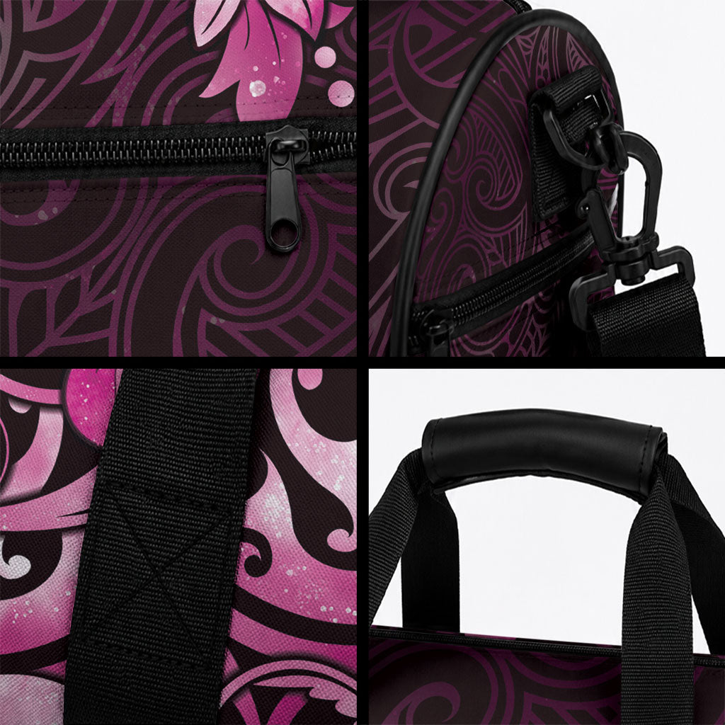 Matariki New Zealand Duffle Bag Maori Pattern Pink Galaxy LT05 - Polynesian Pride