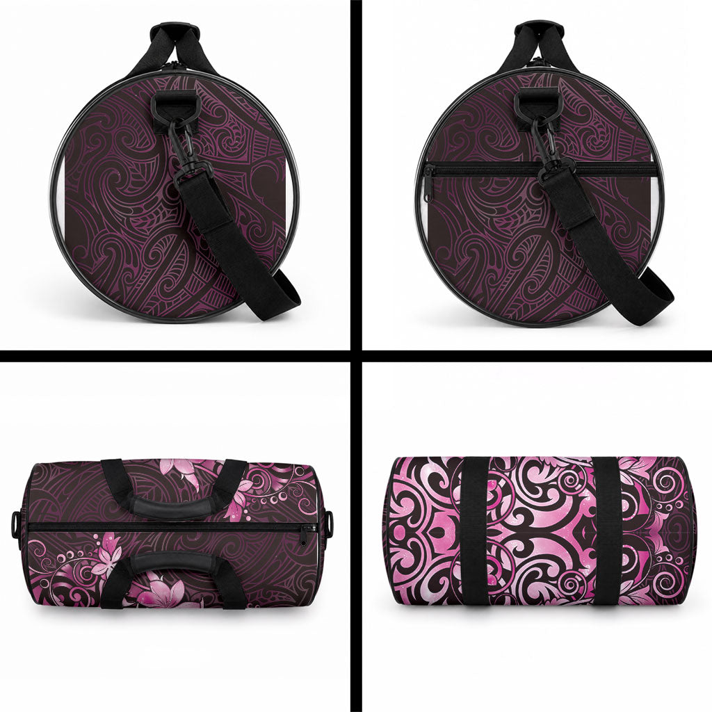 Matariki New Zealand Duffle Bag Maori Pattern Pink Galaxy LT05 - Polynesian Pride