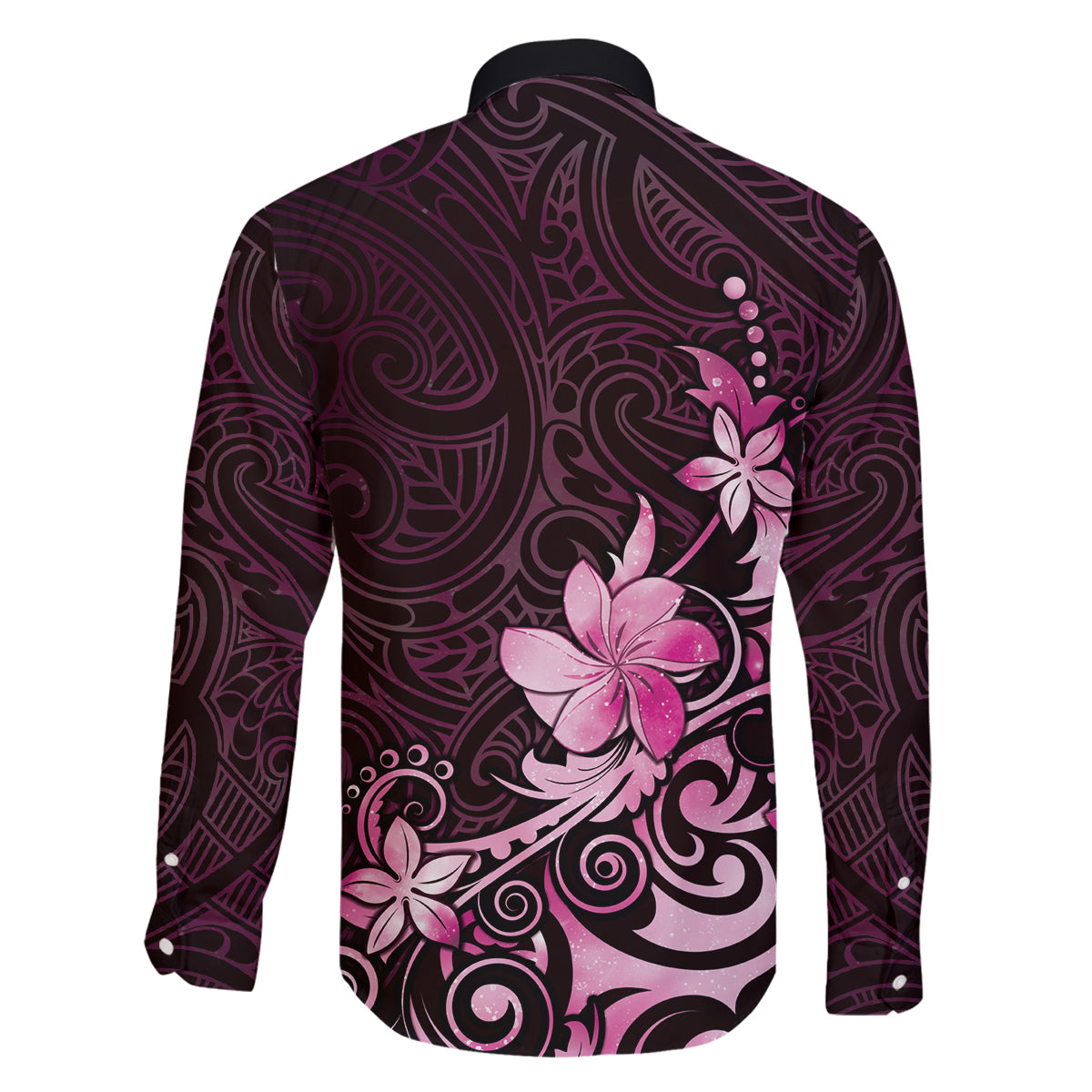 Matariki New Zealand Family Matching Mermaid Dress and Hawaiian Shirt Maori Pattern Pink Galaxy LT05 - Polynesian Pride