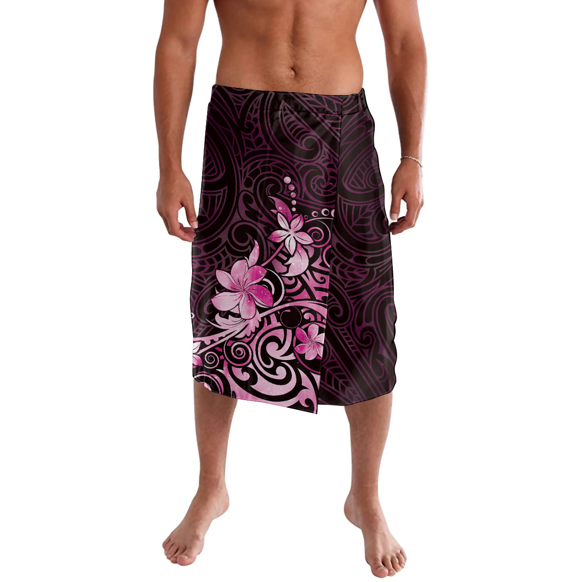 Matariki New Zealand Lavalava Maori Pattern Pink Galaxy