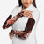 Matariki New Zealand Arm Sleeves Maori Pattern Red Galaxy - Polynesian Pride