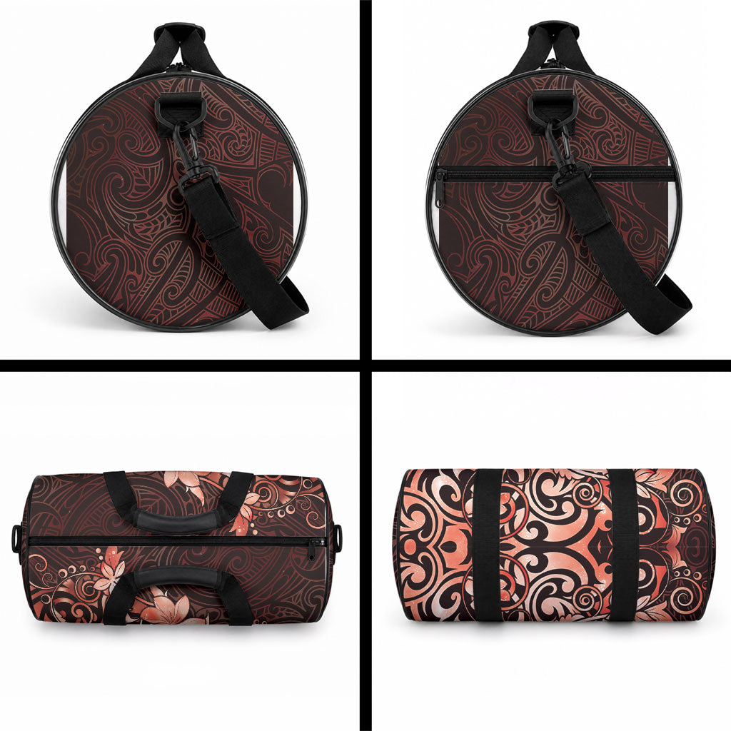 Matariki New Zealand Duffle Bag Maori Pattern Red Galaxy LT05 - Polynesian Pride