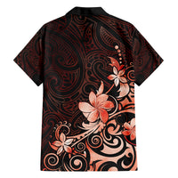 Matariki New Zealand Family Matching Off Shoulder Maxi Dress and Hawaiian Shirt Maori Pattern Red Galaxy LT05 - Polynesian Pride