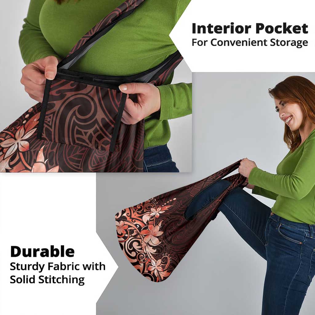 Matariki New Zealand Grocery Bag Maori Pattern Red Galaxy