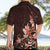 Matariki New Zealand Hawaiian Shirt Maori Pattern Red Galaxy