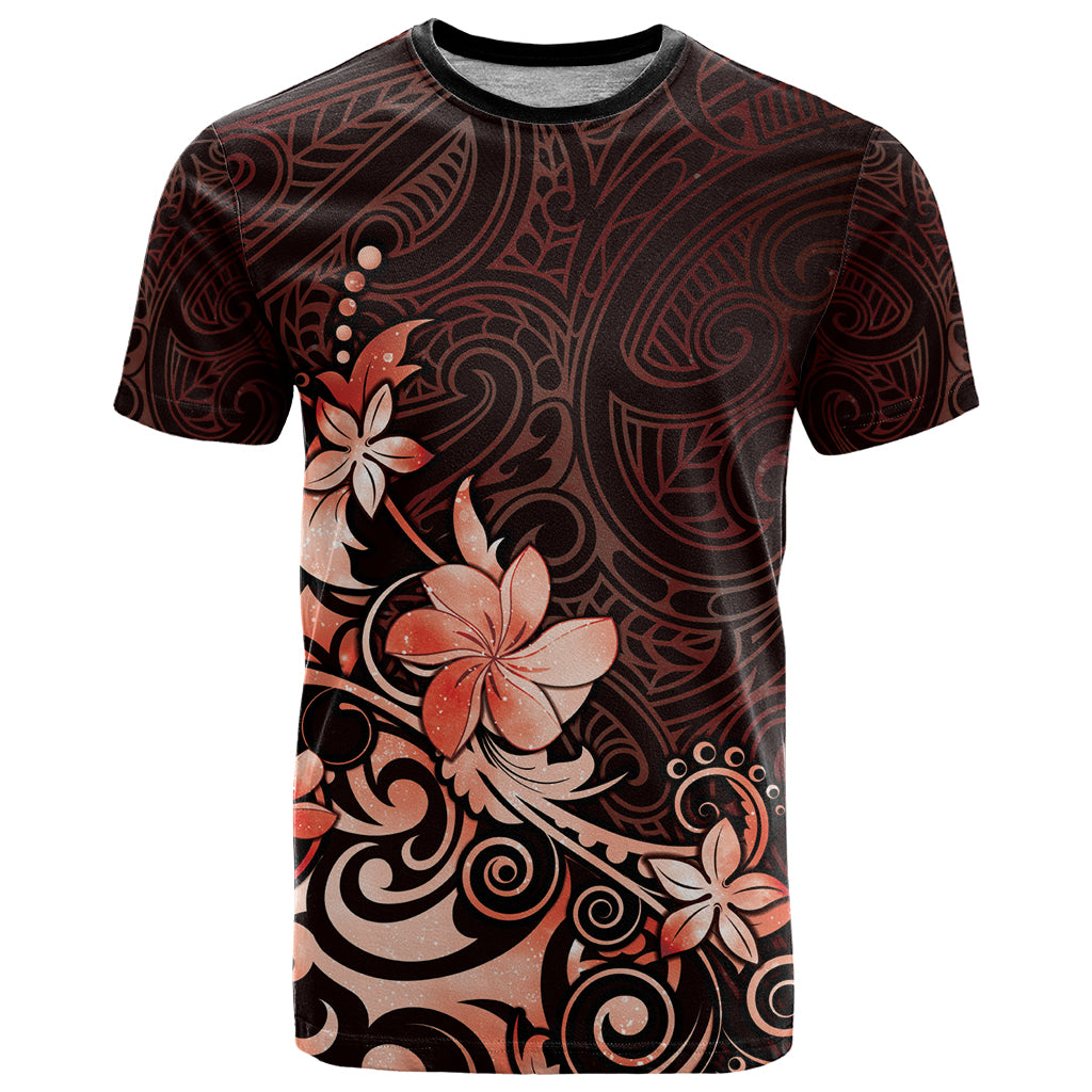 Matariki New Zealand T Shirt Maori Pattern Red Galaxy