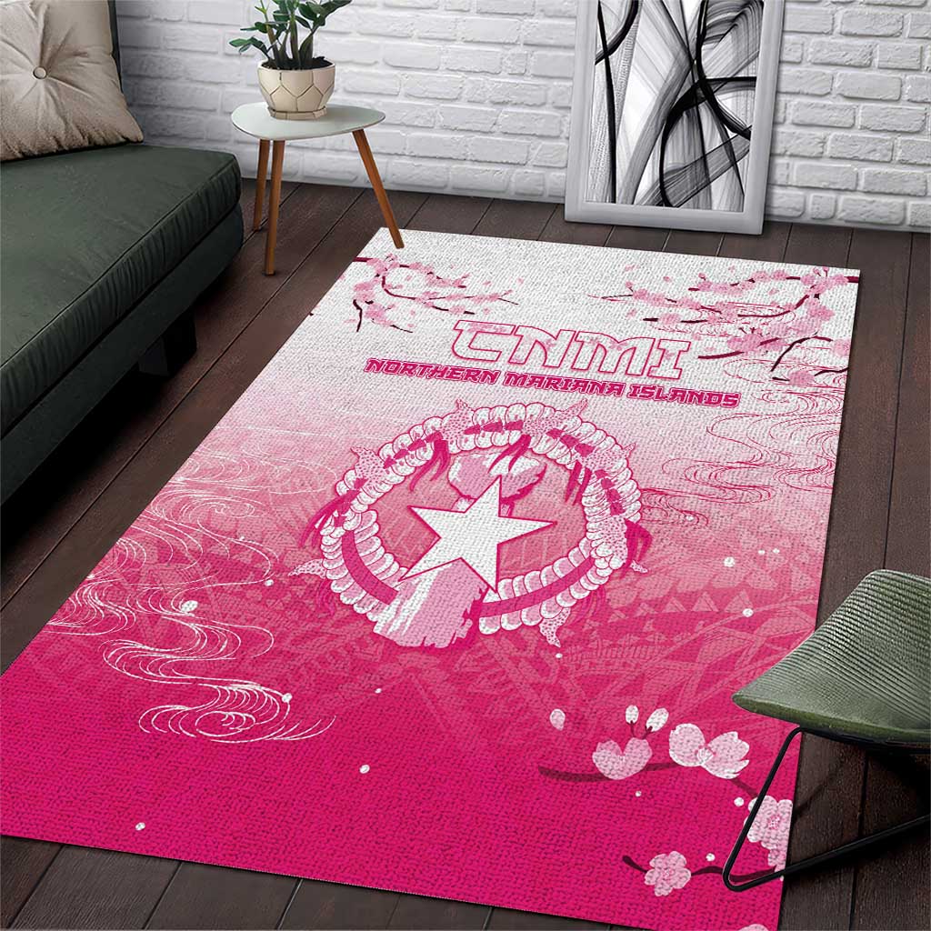 Sakura Marianas Area Rug CNMI Seal
