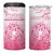 Personalized Sakura Marianas 4 in 1 Can Cooler Tumbler CNMI Seal