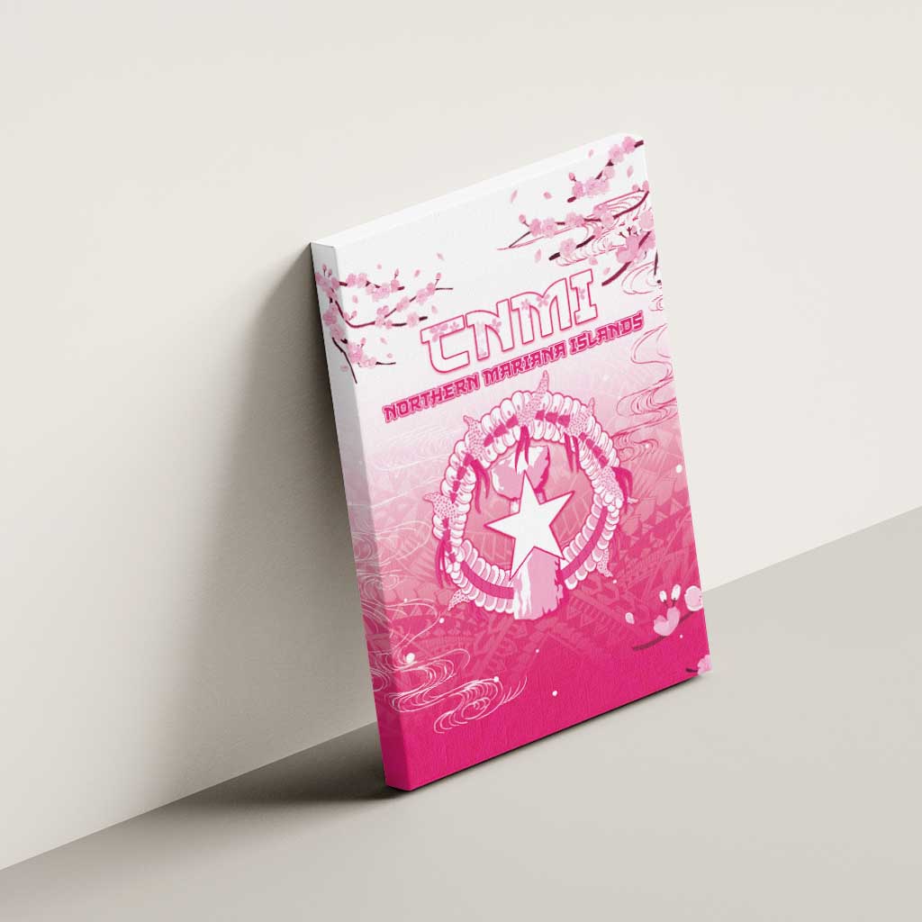 Sakura Marianas Canvas Wall Art CNMI Seal