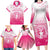 Personalized Sakura Marianas Family Matching Long Sleeve Bodycon Dress and Hawaiian Shirt CNMI Seal