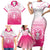 Personalized Sakura Marianas Family Matching Short Sleeve Bodycon Dress and Hawaiian Shirt CNMI Seal