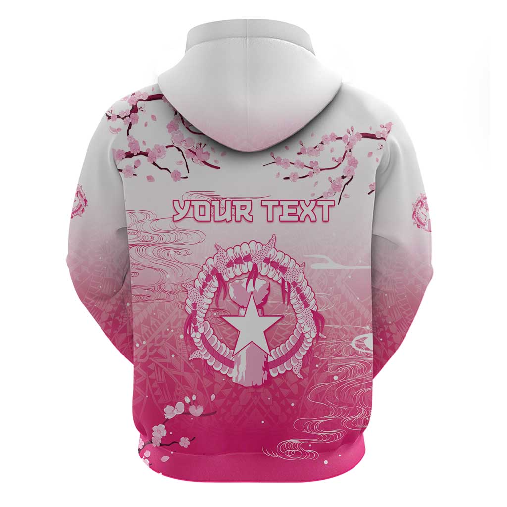Personalized Sakura Marianas Hoodie CNMI Seal