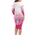 Personalized Sakura Marianas Long Sleeve Bodycon Dress CNMI Seal