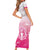 Personalized Sakura Marianas Short Sleeve Bodycon Dress CNMI Seal