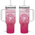 Personalized Sakura Marianas Tumbler With Handle CNMI Seal