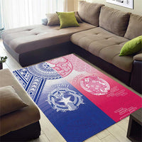 Northern Mariana Islands And Japan Together Area Rug